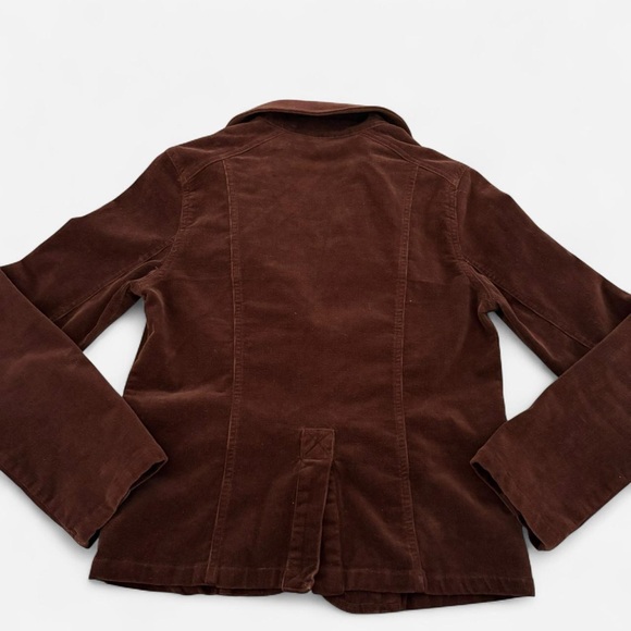 Copper Key Dark Brown Corduroy Blazer Jacket - Picture 5 of 7
